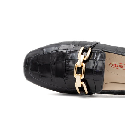 Gentile Flat/Cha Black Cocco Benga
