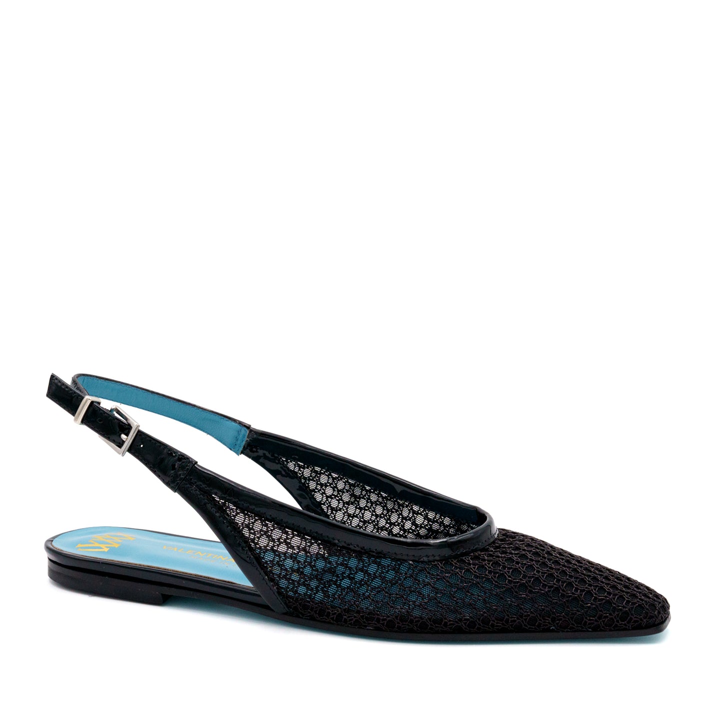 Giulia Flat Slin Black Nadina