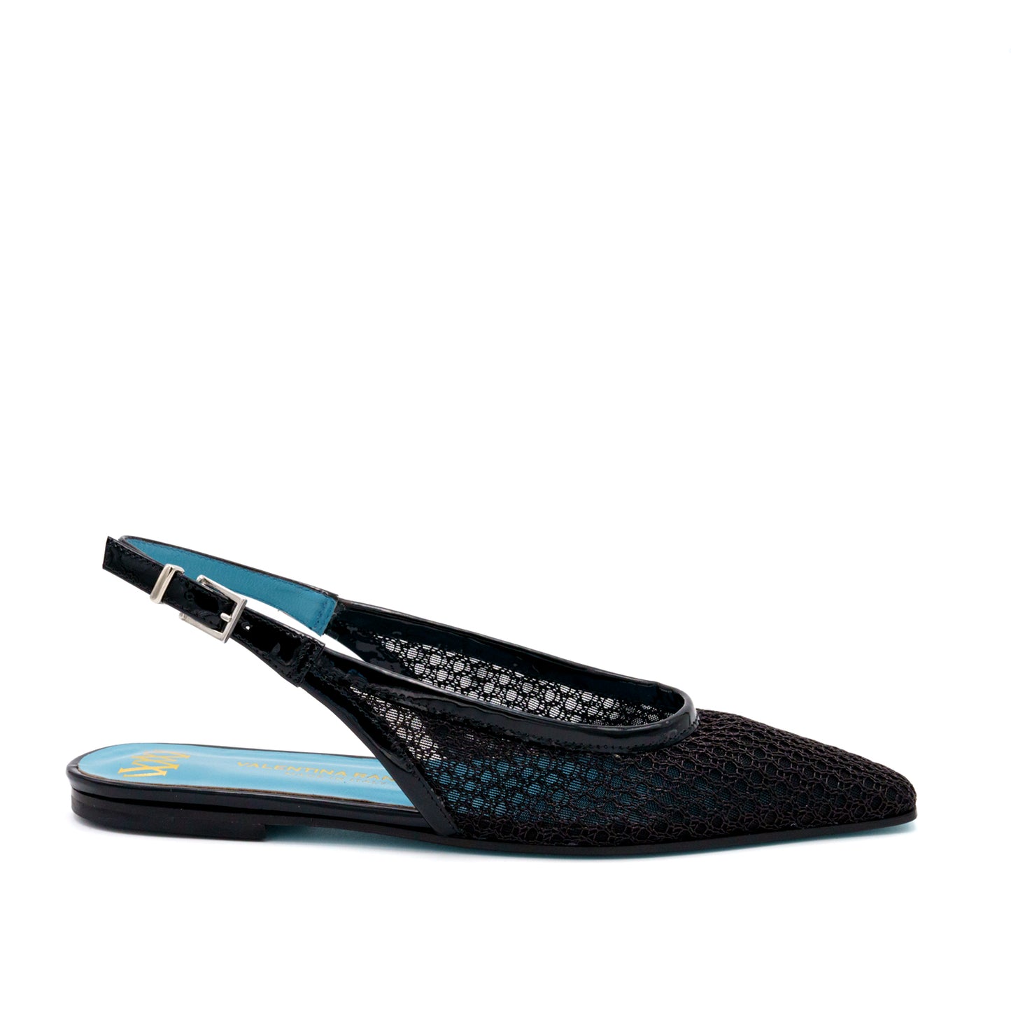 Giulia Flat Slin Black Nadina