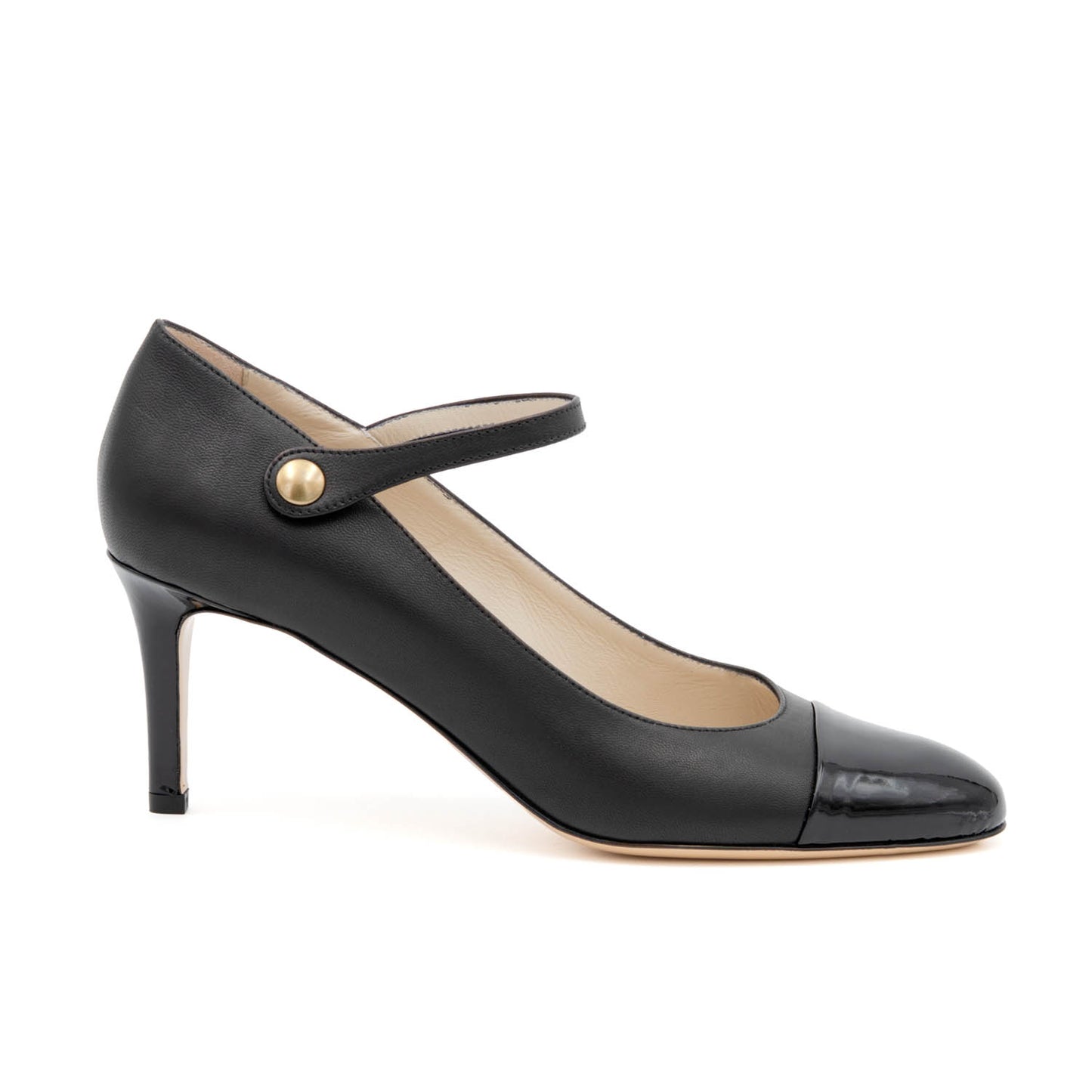 Lilli Cap Toe/St Black Parm/Vernic