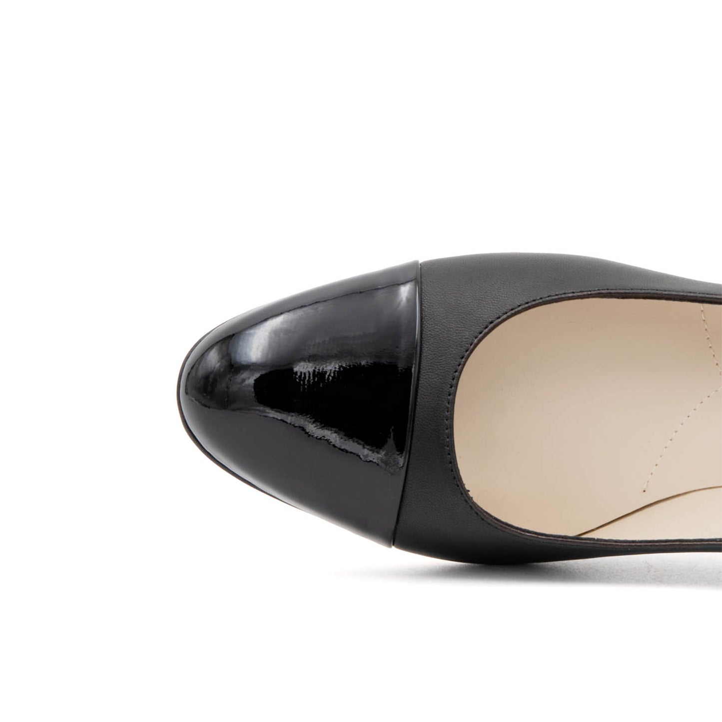 Lilli Cap Toe/St Black Parm/Vernic