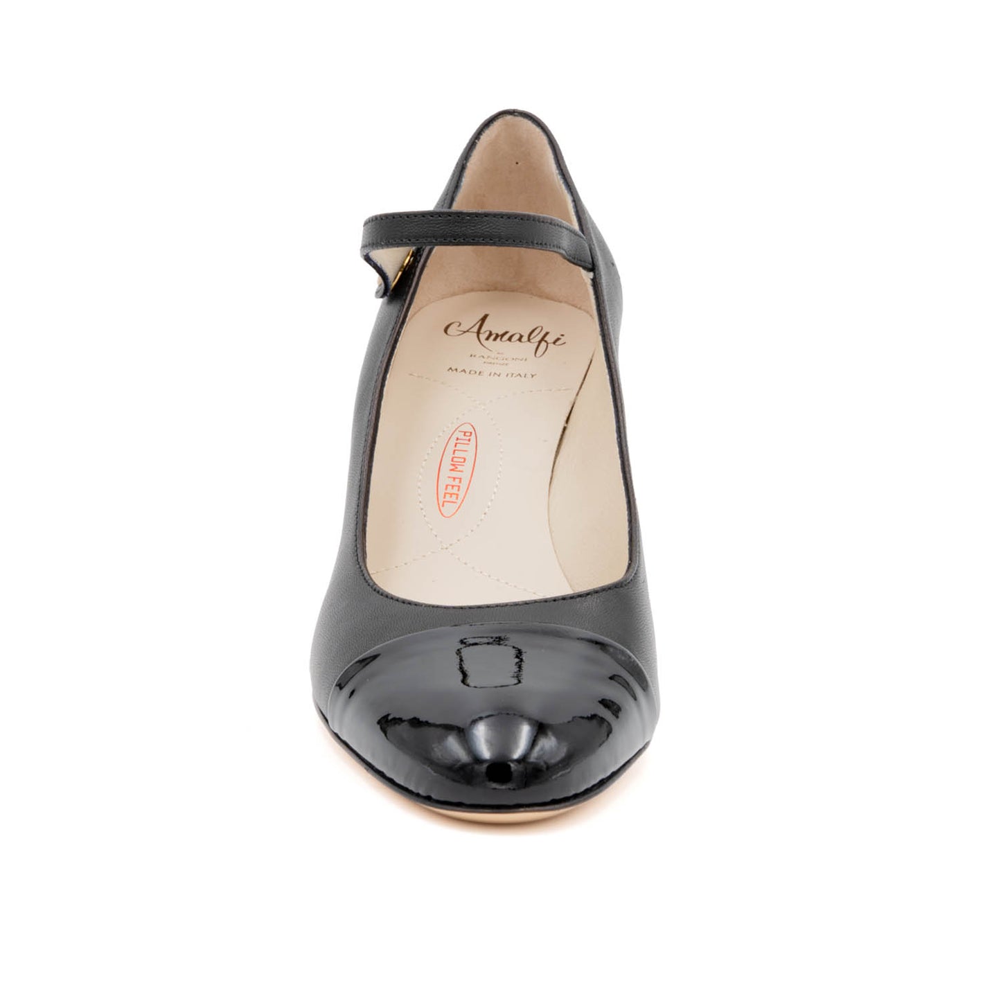 Lilli Cap Toe/St Black Parm/Vernic