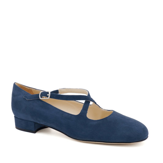 Moria Xstp Pump Navy Cashmere