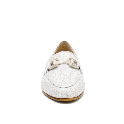 Ode Flat/Bit Silver Glitter Ba