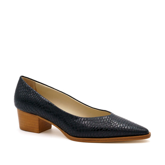 Pacifico Black Print Tailored Pump