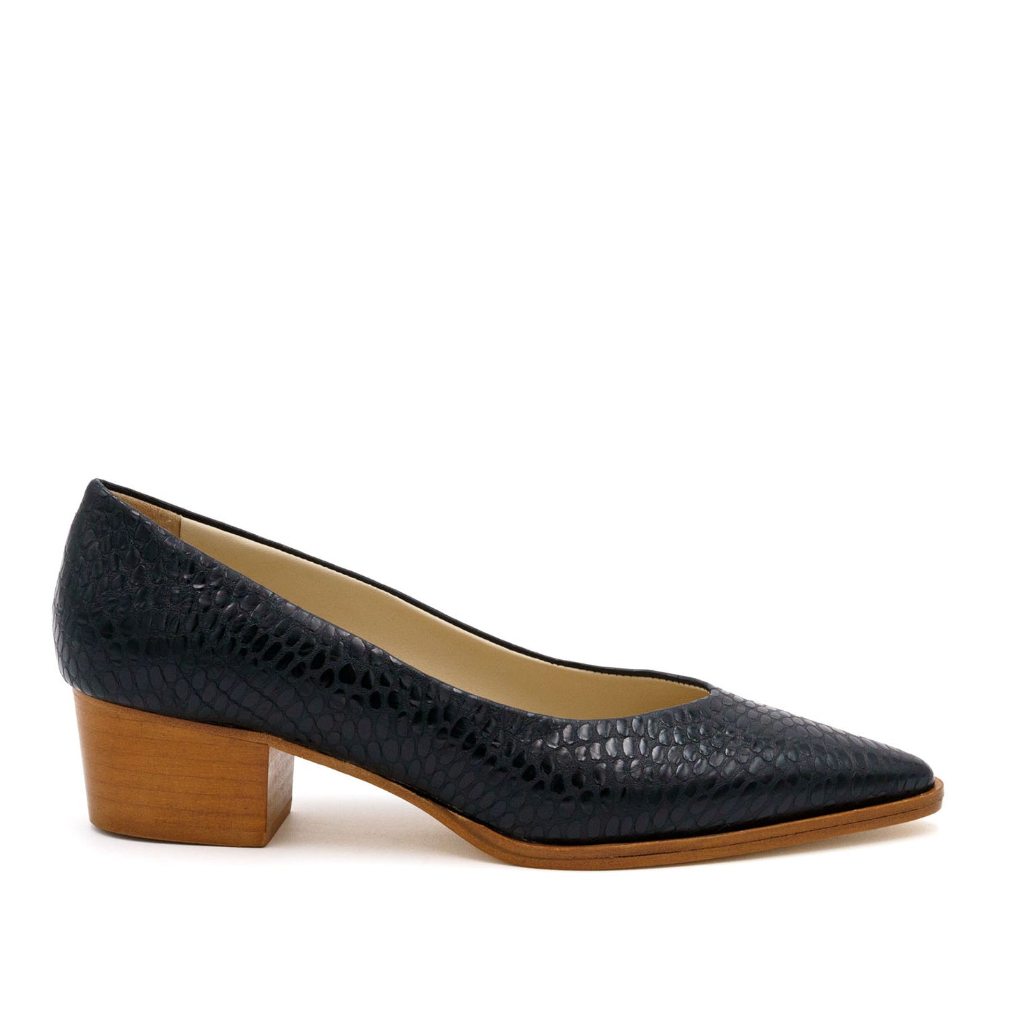 Pacifico Black Print Tailored Pump