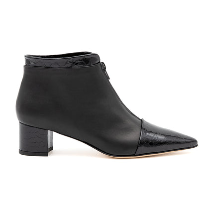 Petronio Ank Cap Black Parm/Corett