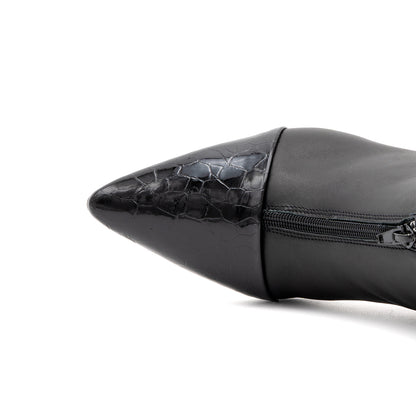 Petronio Ank Cap Black Parm/Corett