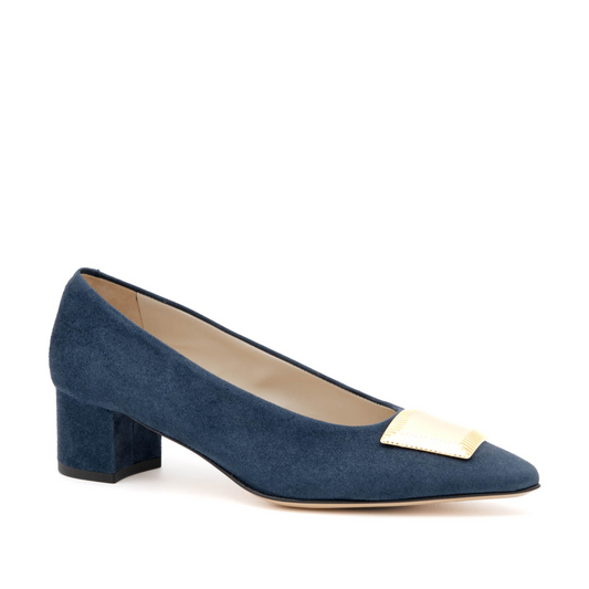 Piramide Pump/Or Navy Cashmere