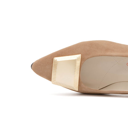 Piramide Pump/Or Toasted Cashmere