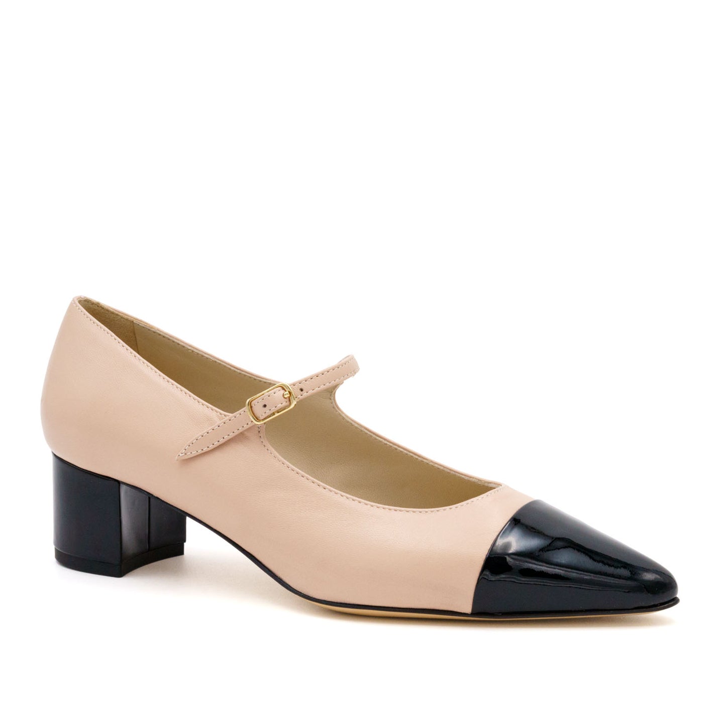 Pluto Cap Toe Nude Parm. Blk Pa