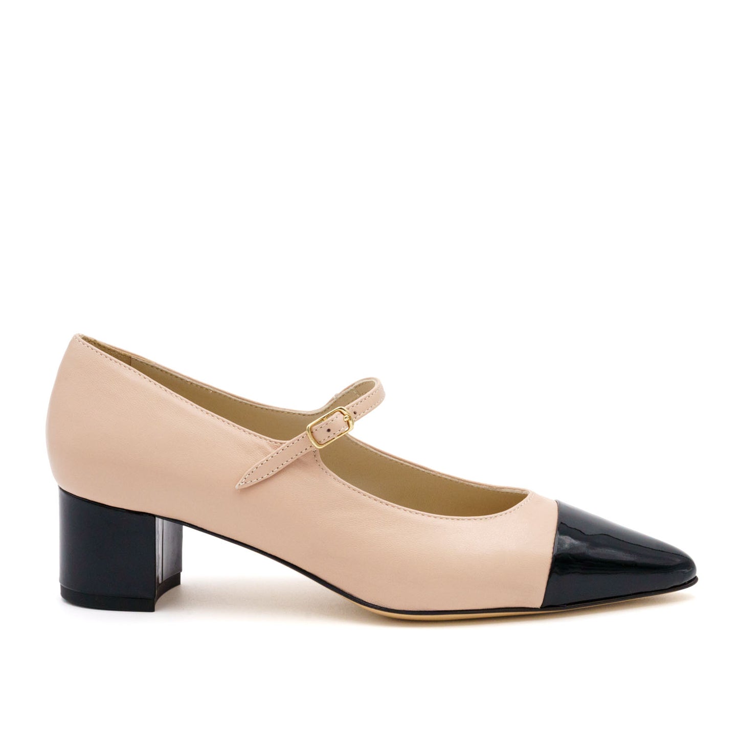 Pluto Cap Toe Nude Parm. Blk Pa