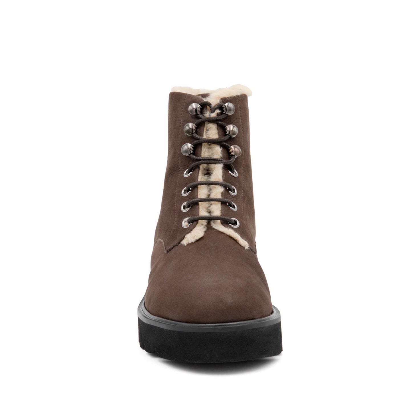 Rivoli Lace Fur Chocolate Long Be