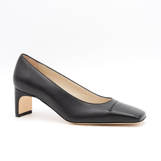 Serapide Pump Black Parm