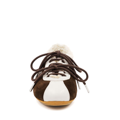 Sigrid Lace Up Caffe