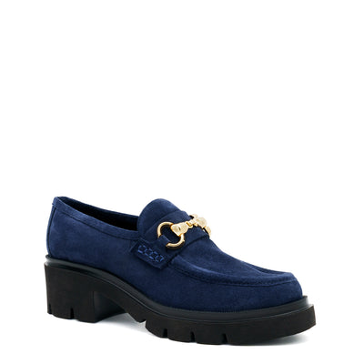 Tapiro Lug Loafer Navy