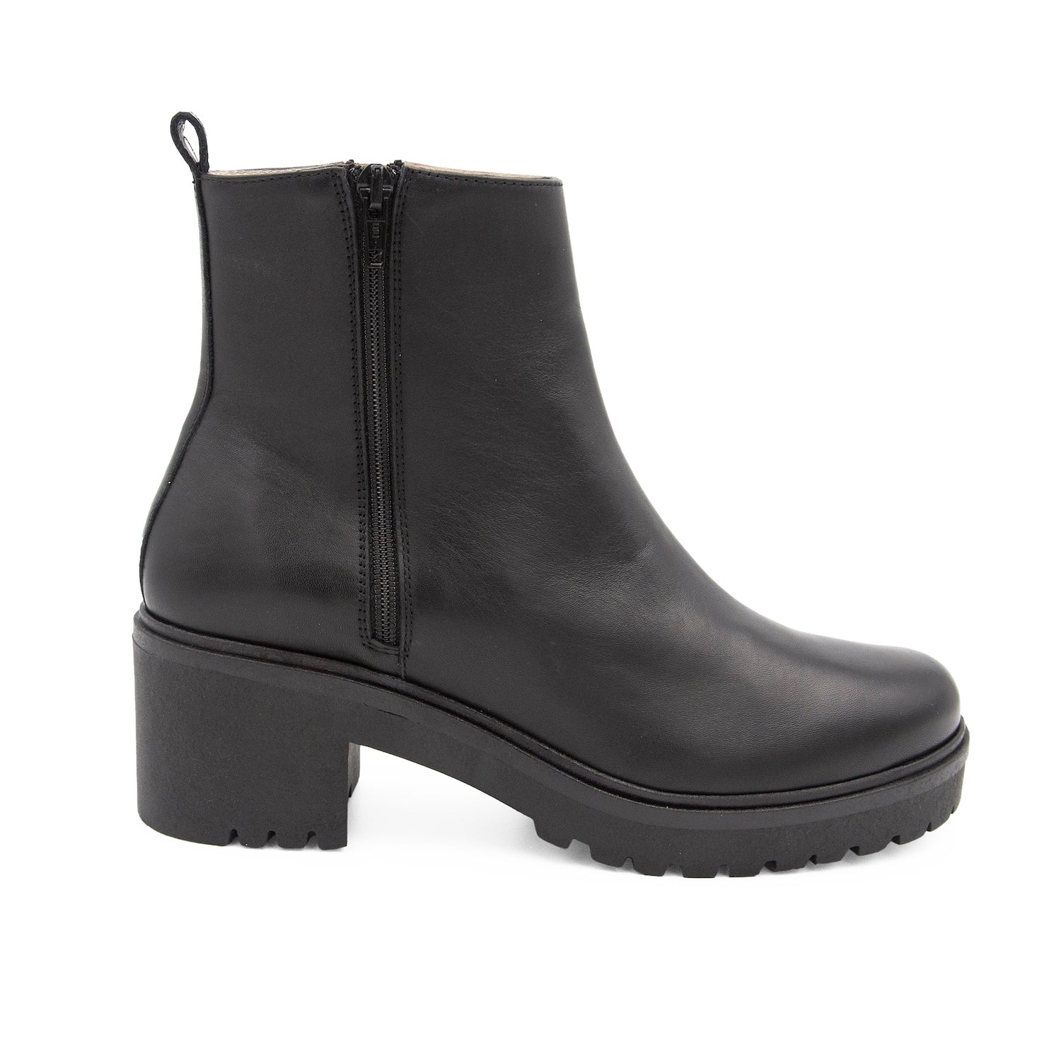 Trota Lug Boot Black Piuma Lux – Rangoni Firenze