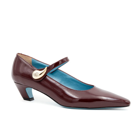 Velato Mj Pump Bordeaux Vernice