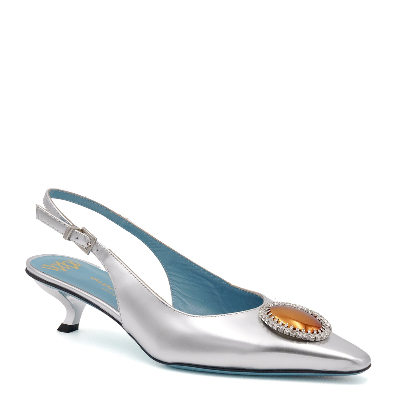 Veronika  Low Heel Sling Pump