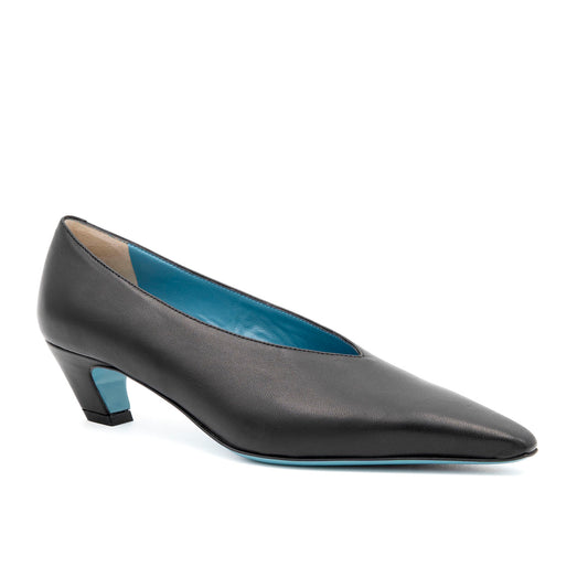 Vespero Pump Black Parm