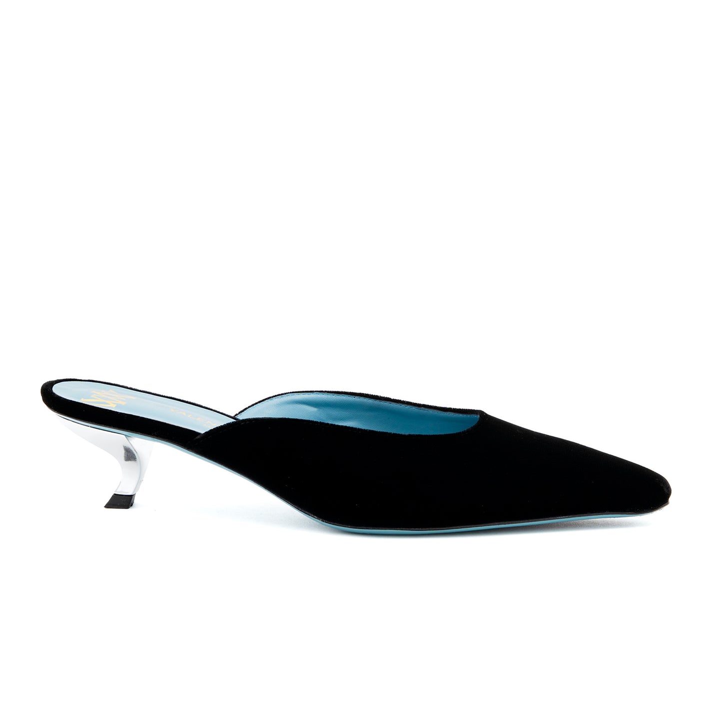 Violet Comma Heel Mule