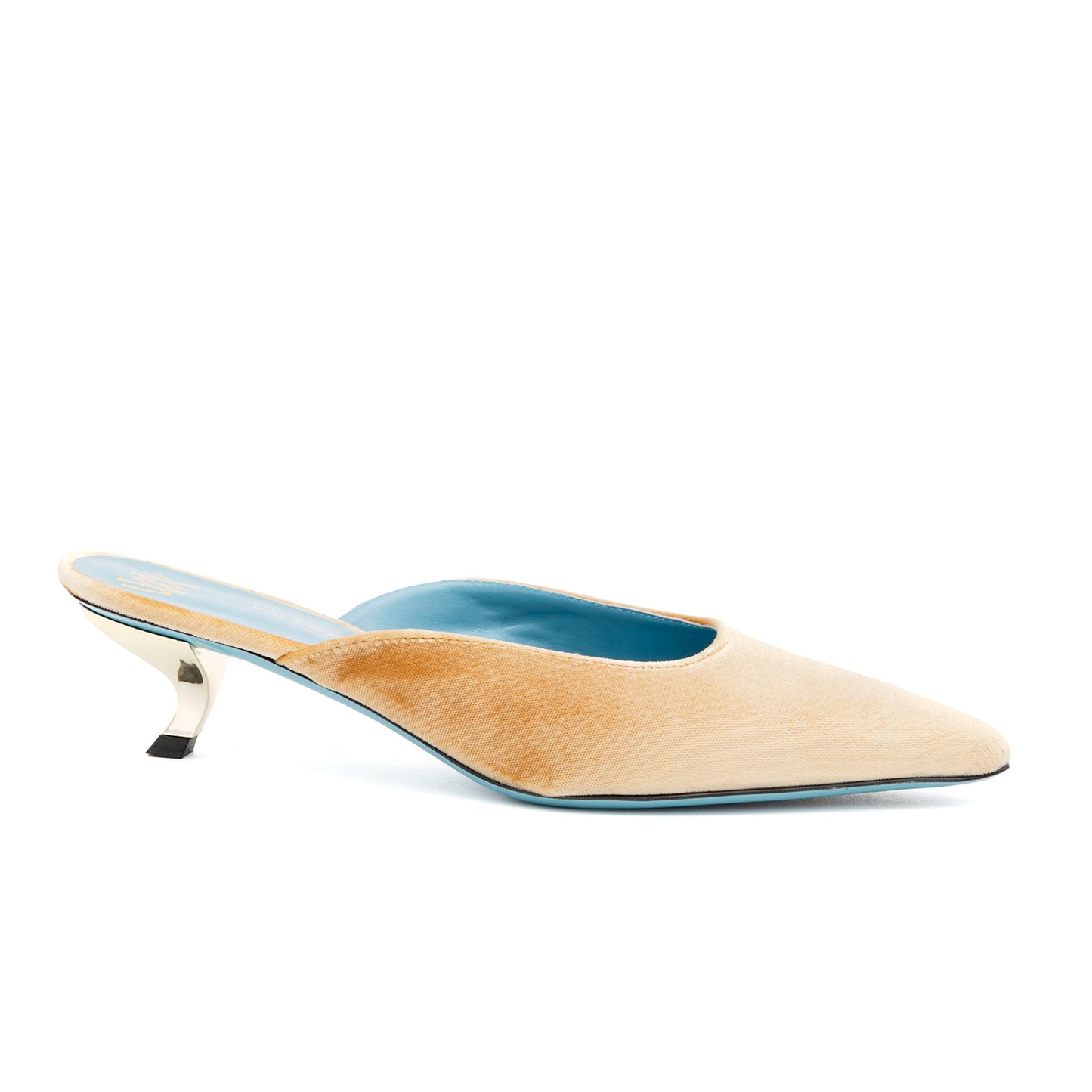 Violet Comma Heel Mule
