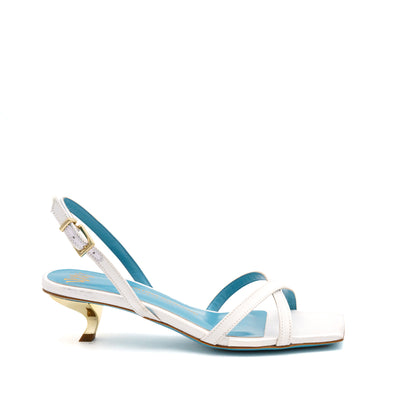 Vulcano Halter Satin Sandal