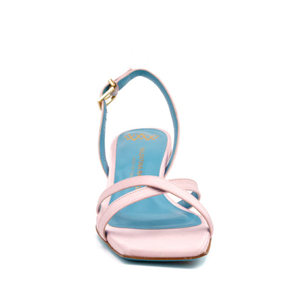 Vulcano Halter Satin Sandal