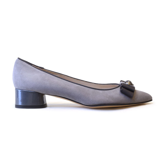 ARES in Lt Grey Cashmere/Grey Patent Pearl *SALE ITEM* ORIGINAL PRICE: $280.00