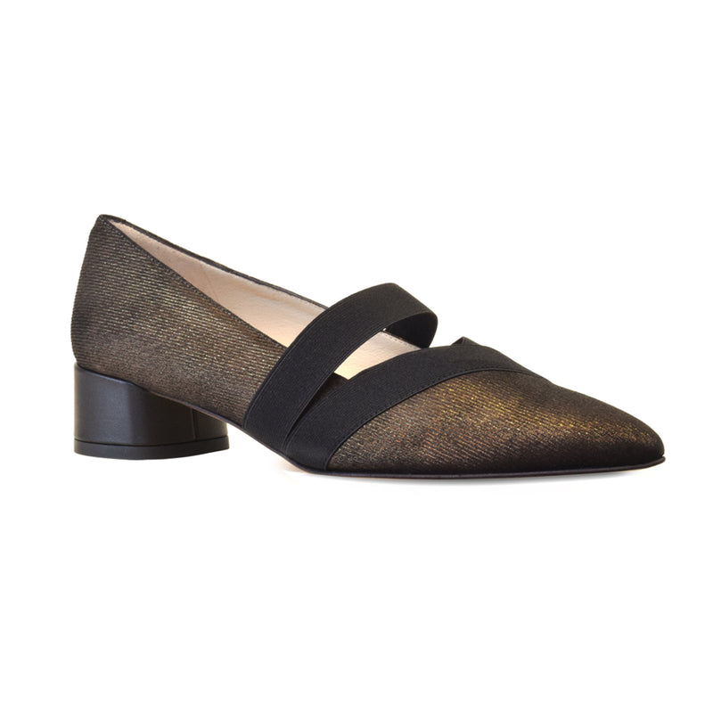 ARIN in Gold NewTreccia/Black Parmasoft *SALE ITEM* ORIGINAL PRICE: $270.00