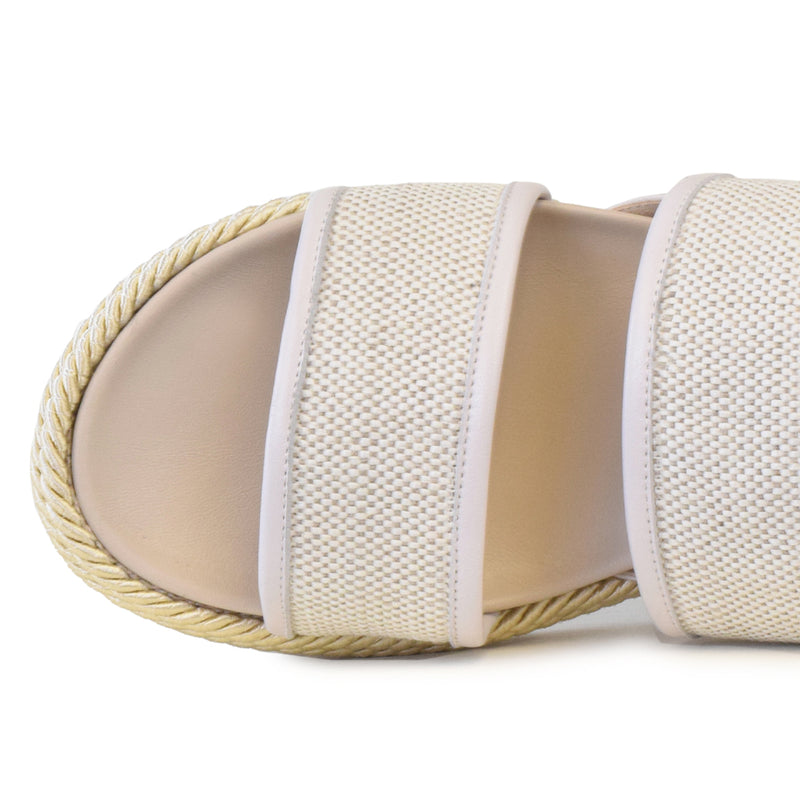 Belluno Sandal in Panna Desert/Tofu Parmasoft