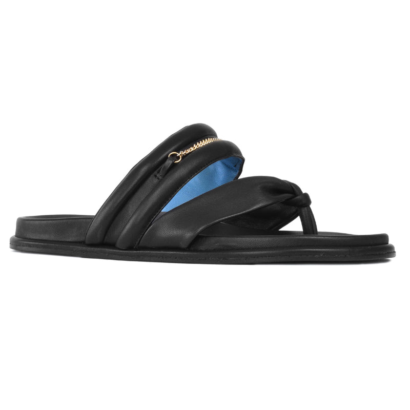 Caletta Sandal in Black Parmasoft