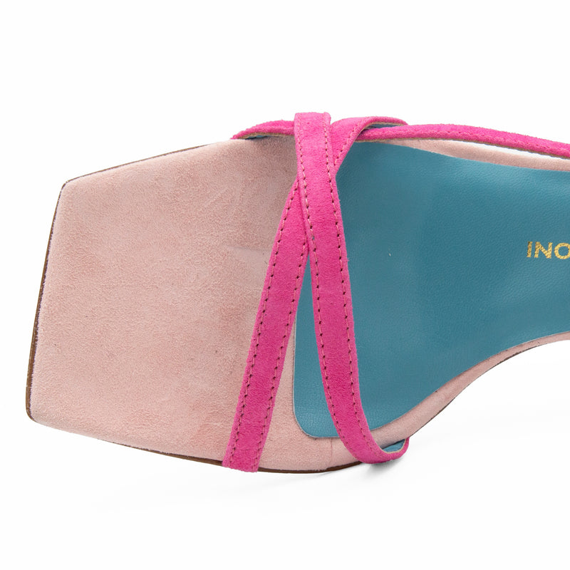 Donna Sandal Fuxia/Cipria Cash
