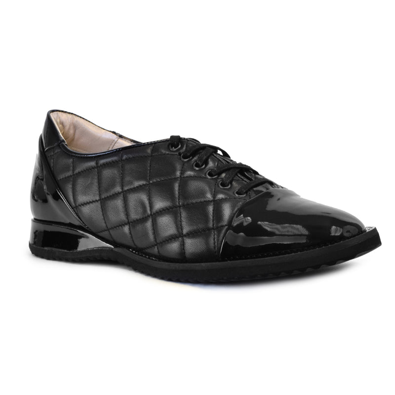 ENNA in Black Parmasoft/Black Patent *SALE ITEM* ORIGINAL PRICE:  $280.00