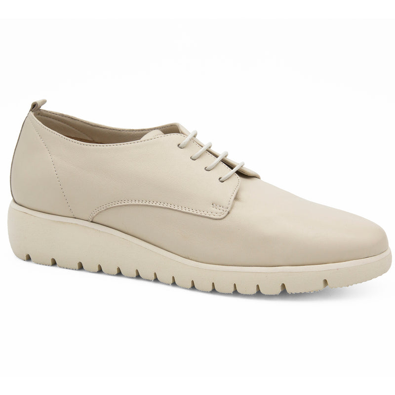Emme Lug Laceup Beige Piumalux