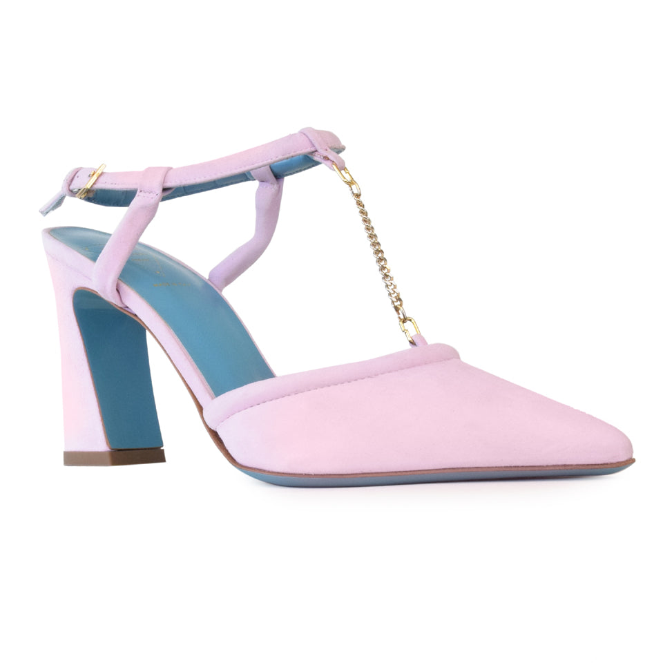 Fede T Strap in Pink Cashmere