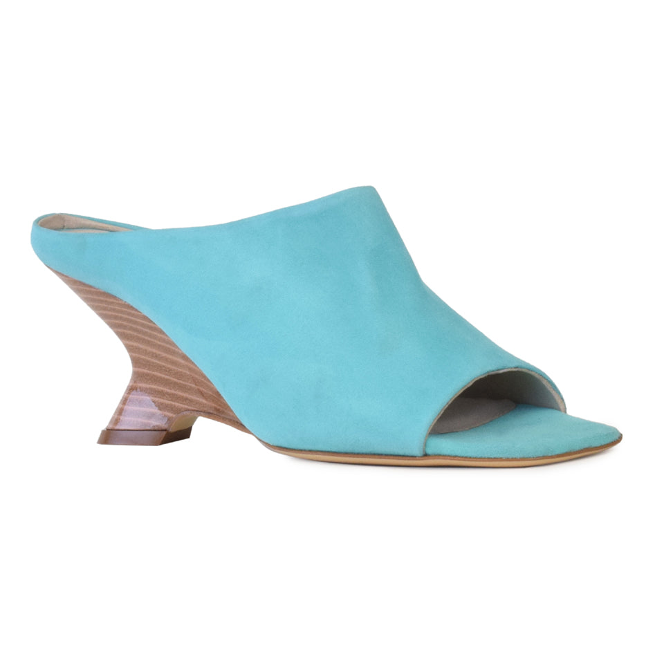 Flipper Slide in Turquoise Cashmere