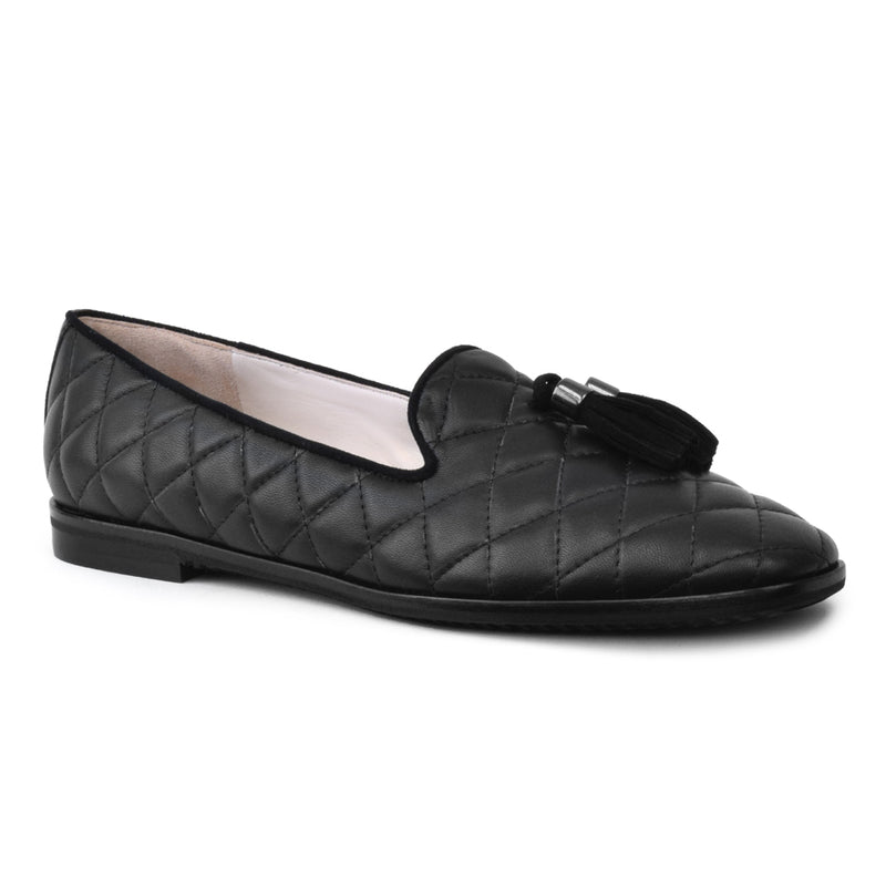 GORIZIA in Black Parmasoft/Matching Cashmere Bow & Trim