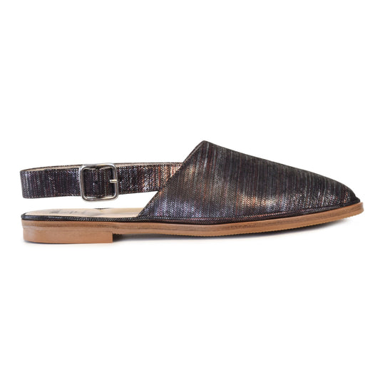 Gelso Flat Sling in Black Katmandou *SALE ITEM* ORIGINAL PRICE: $330