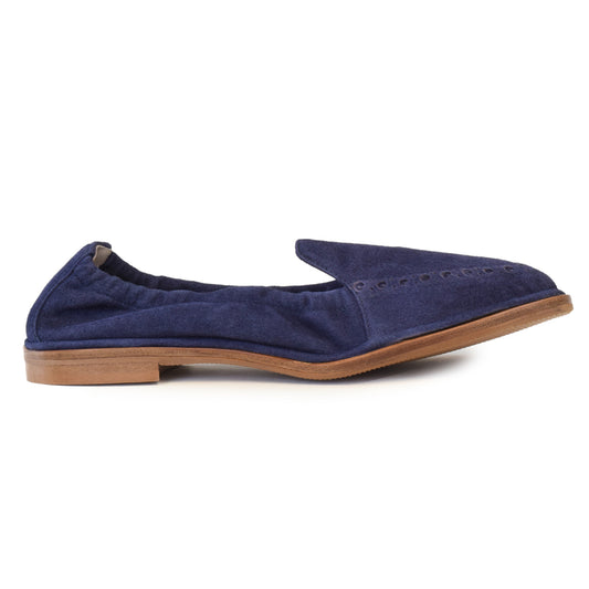 Grande Flat in Navy Cashmere