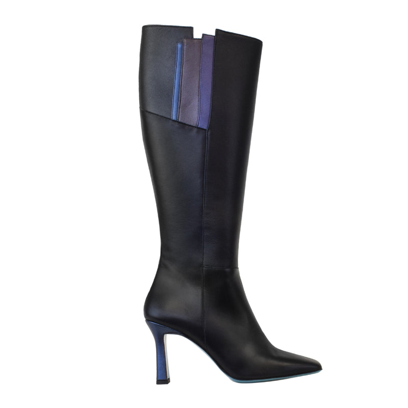 Laguna Tall Boot Blk Parm/Eclipse Prl