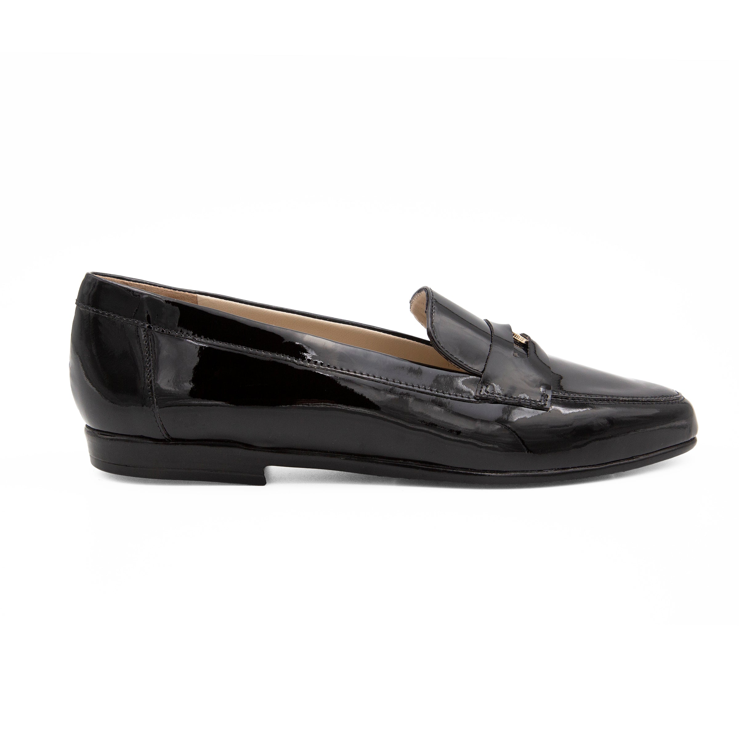 Ornella Loafer Black Vernice – Rangoni Firenze