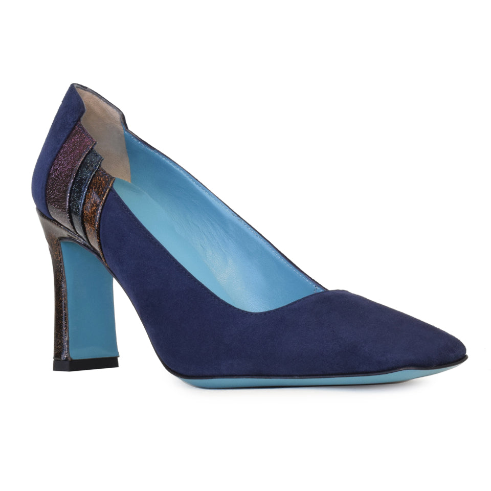 Lorenzo Pump Navy Cashmere