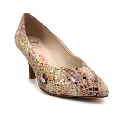 PASCAL in Beige Vip Pearl/Nocciola Parma Heel *SALE ITEM* ORIGINAL PRICE: $265