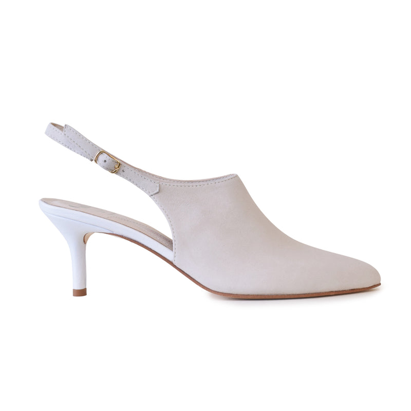 PATRIZIO in Bone Cashmere/Patent *SALE ITEM* ORIGINAL PRICE: $285