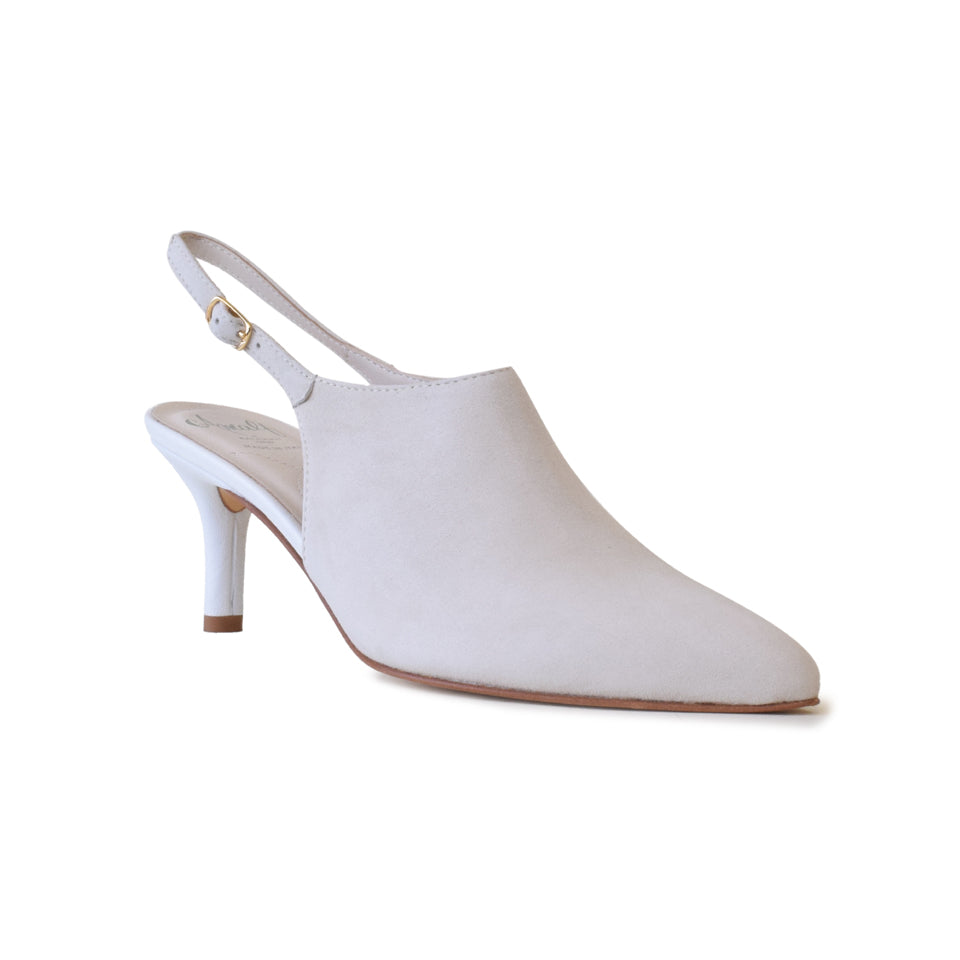 PATRIZIO in Bone Cashmere/Patent *SALE ITEM* ORIGINAL PRICE: $285