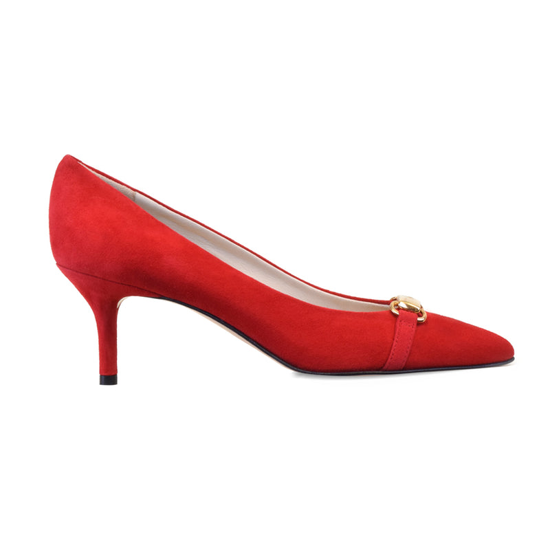 PRAGA in Ruby Red Cashmere *SALE ITEM* ORIGINAL PRICE: $275.00