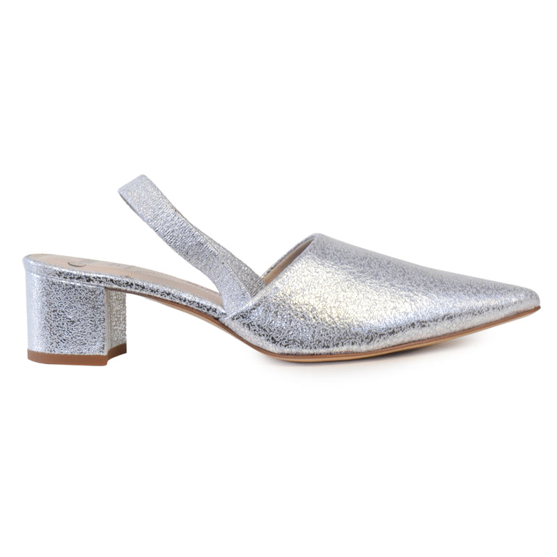 Pincio Sling in Silver Dusty Polveremet