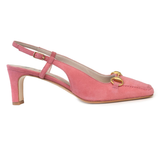 Saba Sling in Coral Cashmere
