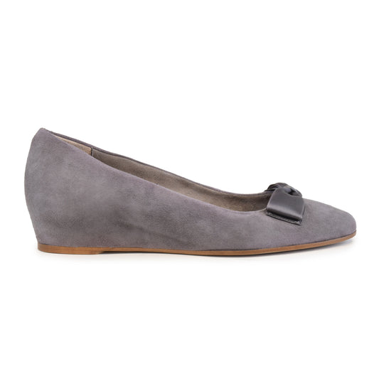 VIOLA WEDGE in Grigio Cashmere *SALE ITEM* ORIGINAL PRICE: $235.00